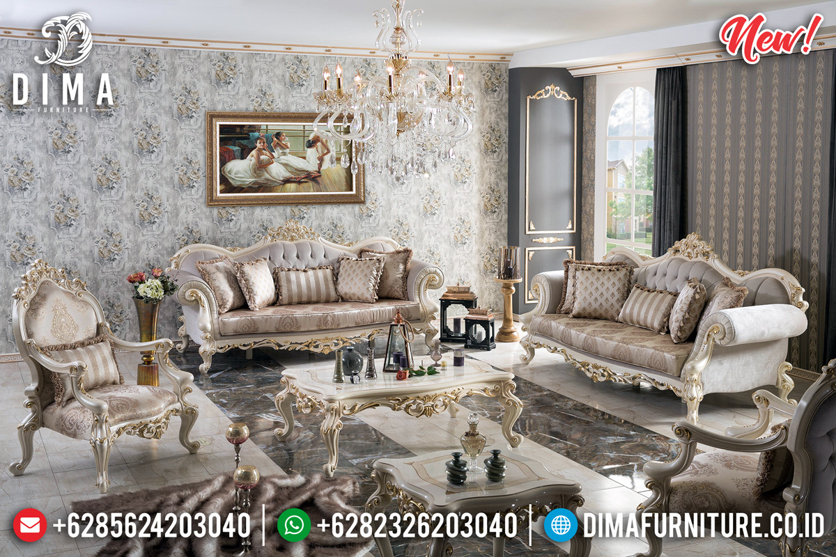 Sofa Tamu Mewah Antik Satu Set - Dima Furniture Jepara - Furniture Kualitas No 1 DF-1124