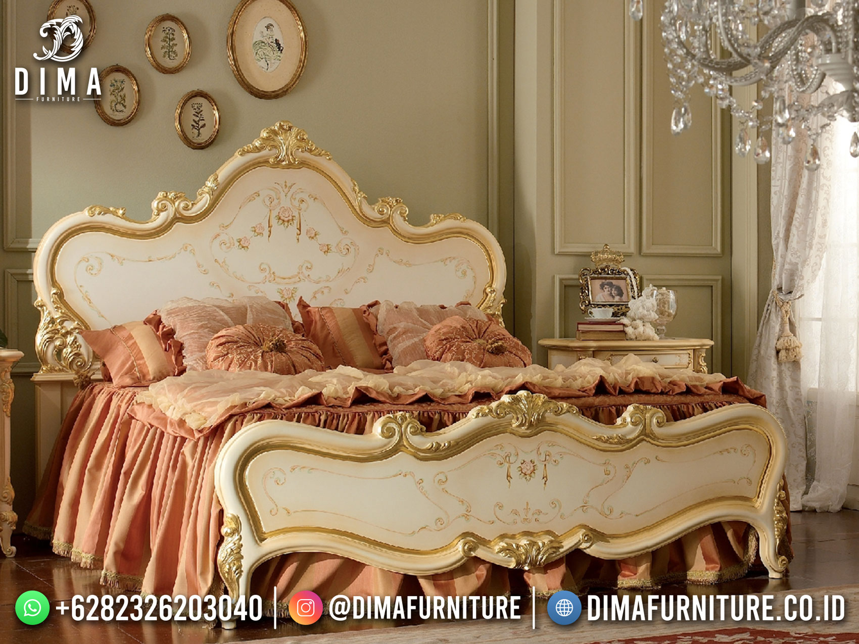 Model Tempat Tidur Mewah Elegant Luxury Duco Color DF-1568