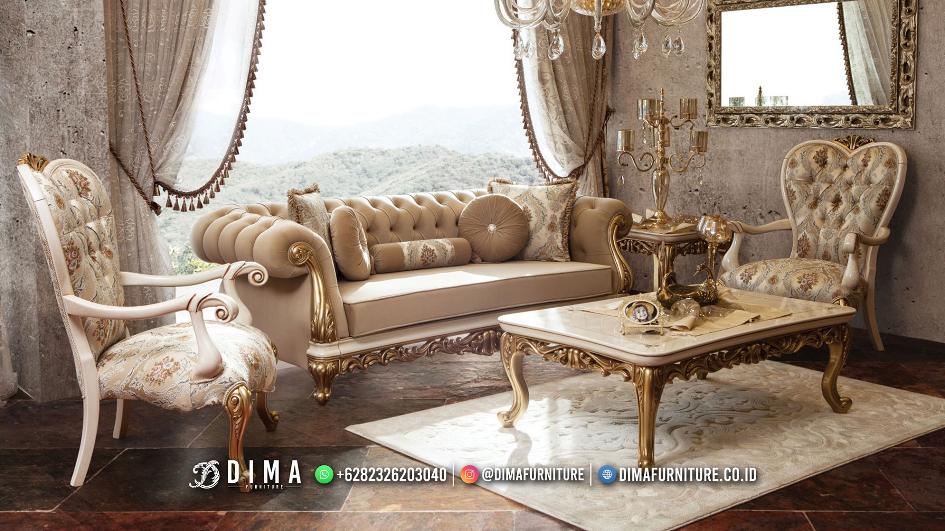 Sofa Mewah Serenat Modern Inspirasi Rumah Cantik DF-2279