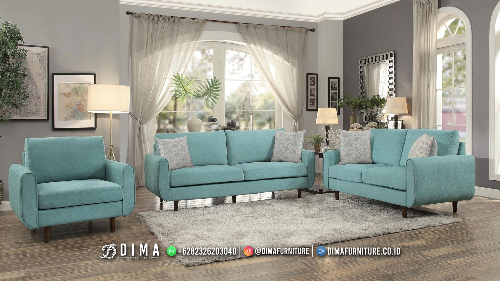 Sofa Ruang Tamu Minimalis Murah Terbaru Kota Jakarta DF-2283