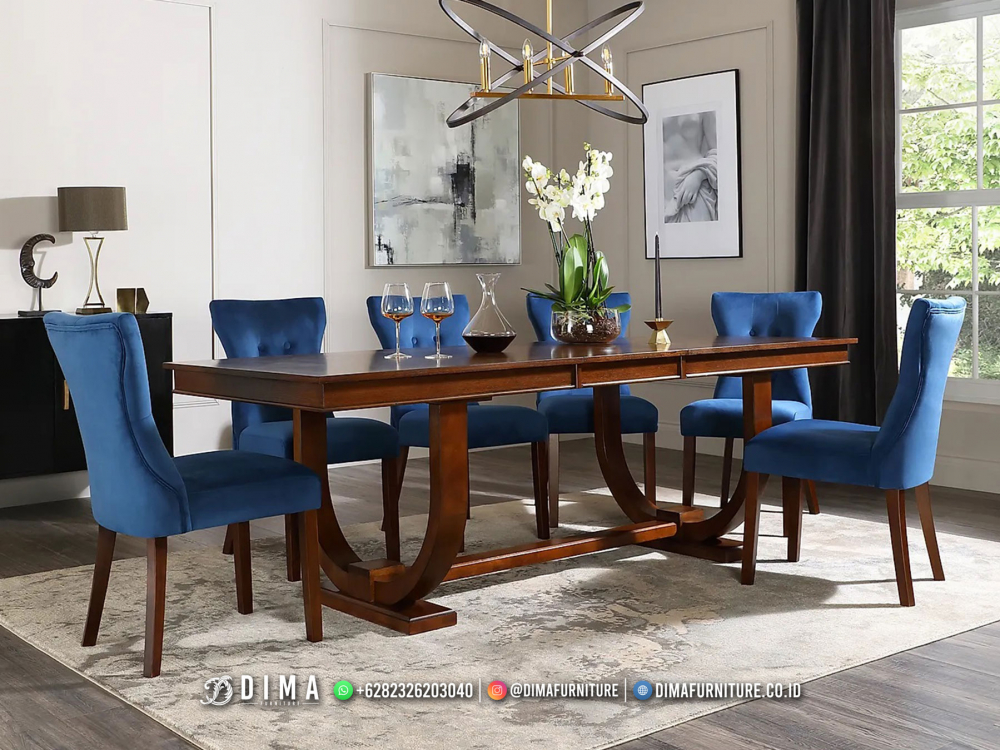 Fawnia Meja Makan Minimalis Terbaru Design Simple Elegant DF-2592