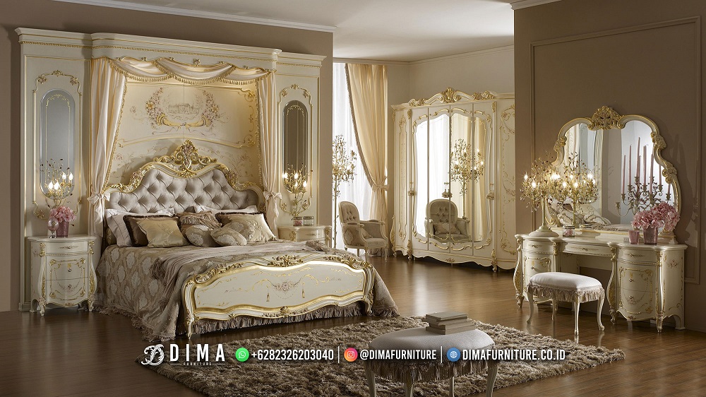 Model Set Tempat Tidur Mewah Kerajaan Luxury Glamours DF-2808