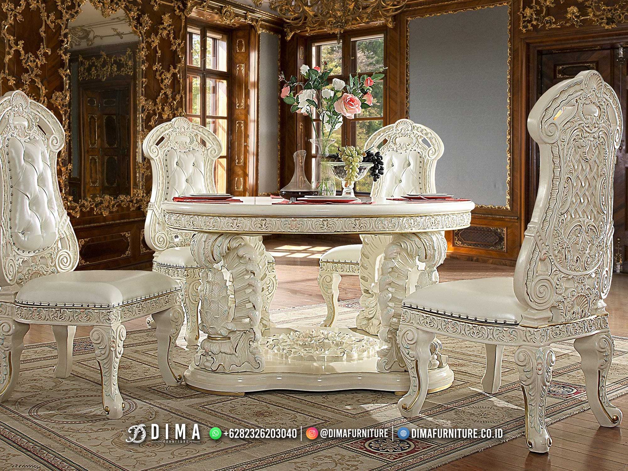Special Furniture Meja Makan Jepara Mewah Chariya Duco DF-3039