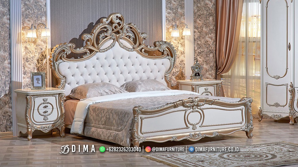 Desain Kamar Tidur Mewah Jepara Luxury Furniture Elena DF-3108