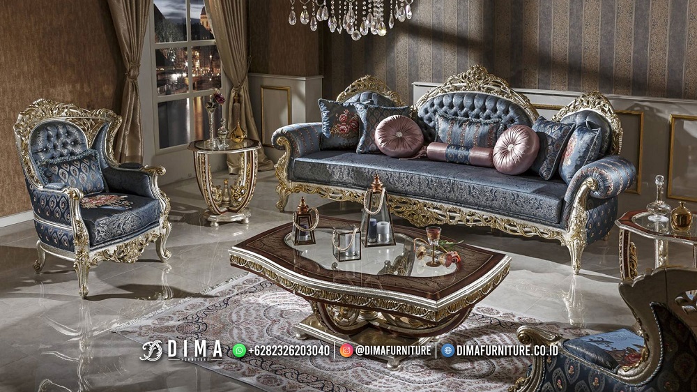 Sofa Tamu Mewah – Kursi Ruang Tamu Jepara Top Quality Furniture DF-3115