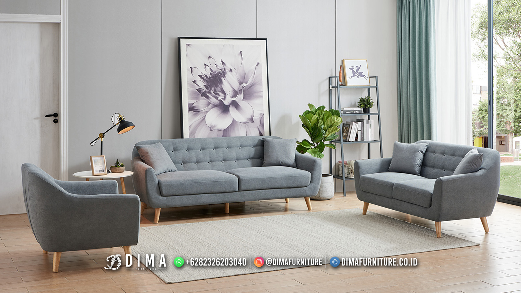 Kursi Tamu Terbaik - Sofa Minimalis Makasar DF3421