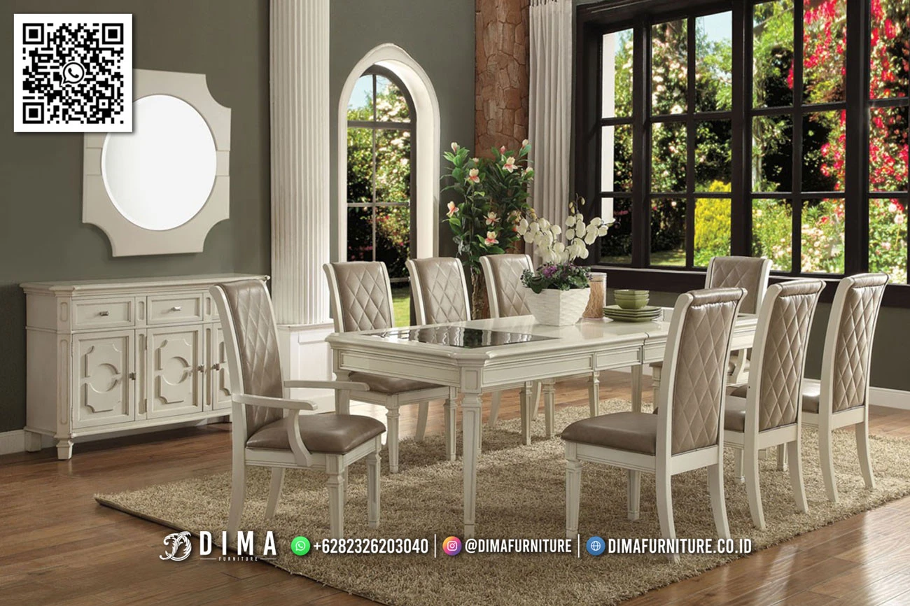 Set Ruang Makan Premium Arlo – Minimalis Mewah 233DF Set Ruang Makan Premium Arlo – Minimalis Mewah 233DF