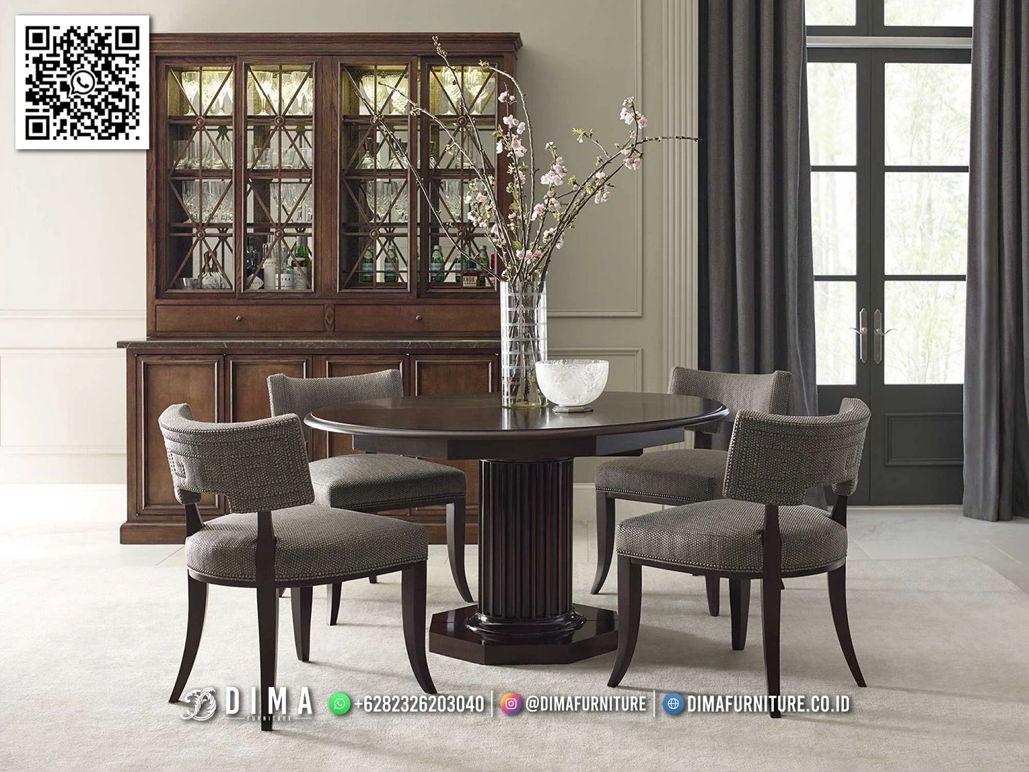 Meja Makan Minimalis Amber Kualitas Terbaik 340DF Meja Makan Minimalis Amber Kualitas Terbaik 340DF