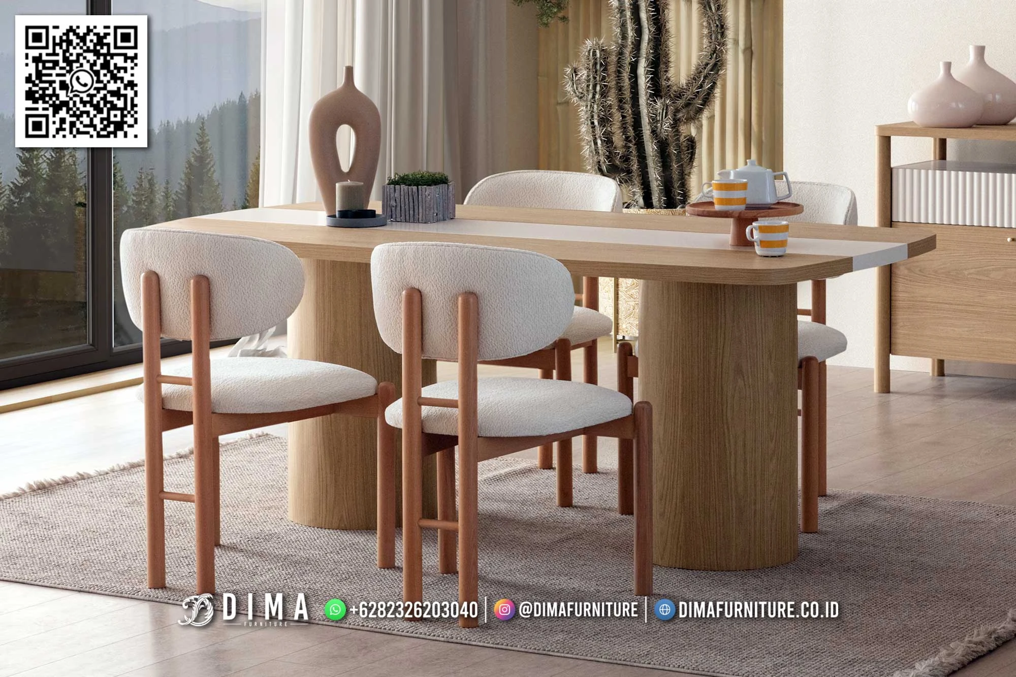 Set Meja Makan Minimalis Modern Set Meja Makan Minimalis Modern