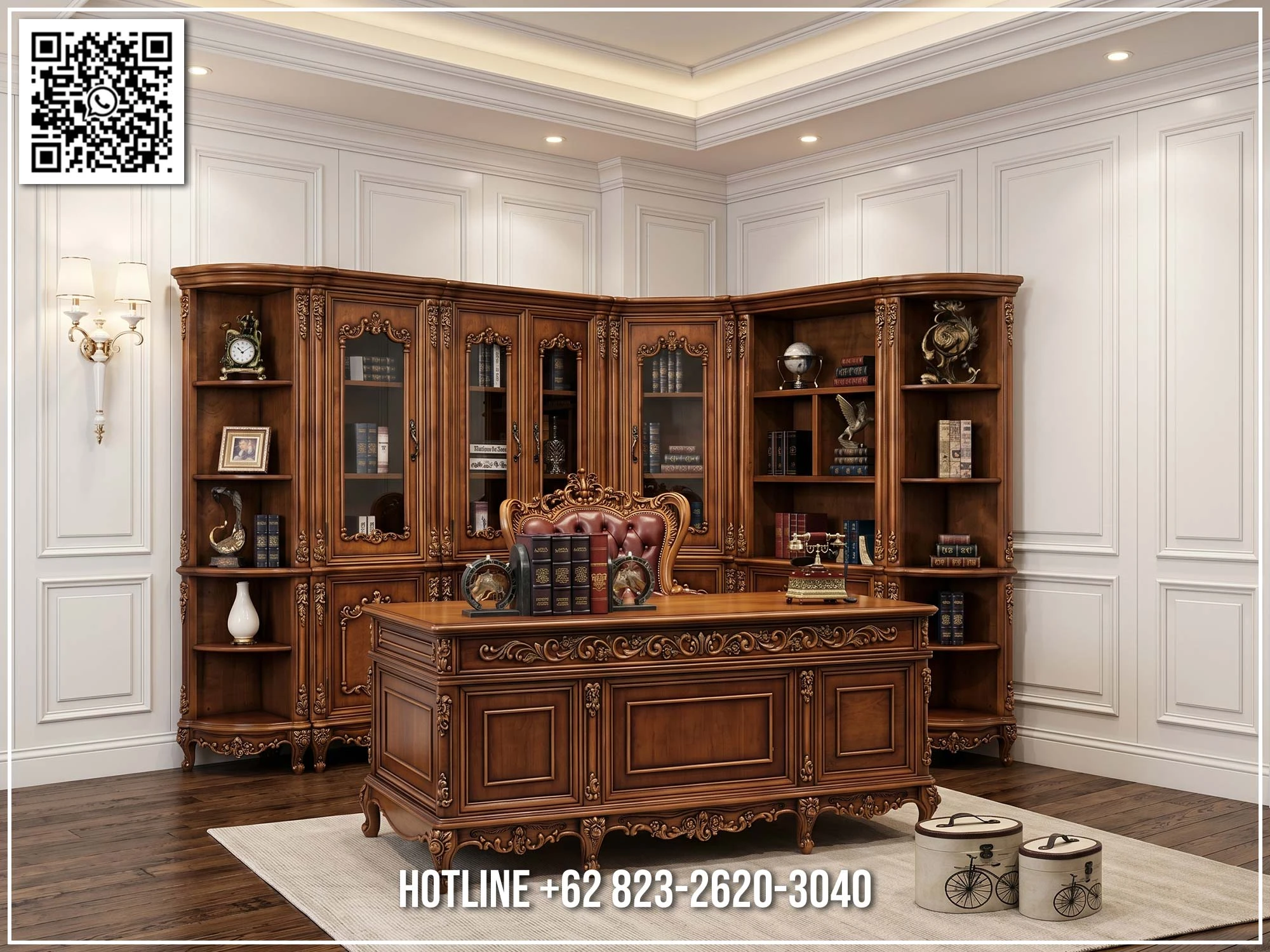 Harga Meja Kantor Ukiran Antique Baru Rilis 404DF Harga Meja Kantor Ukiran Antique Baru Rilis 404DF