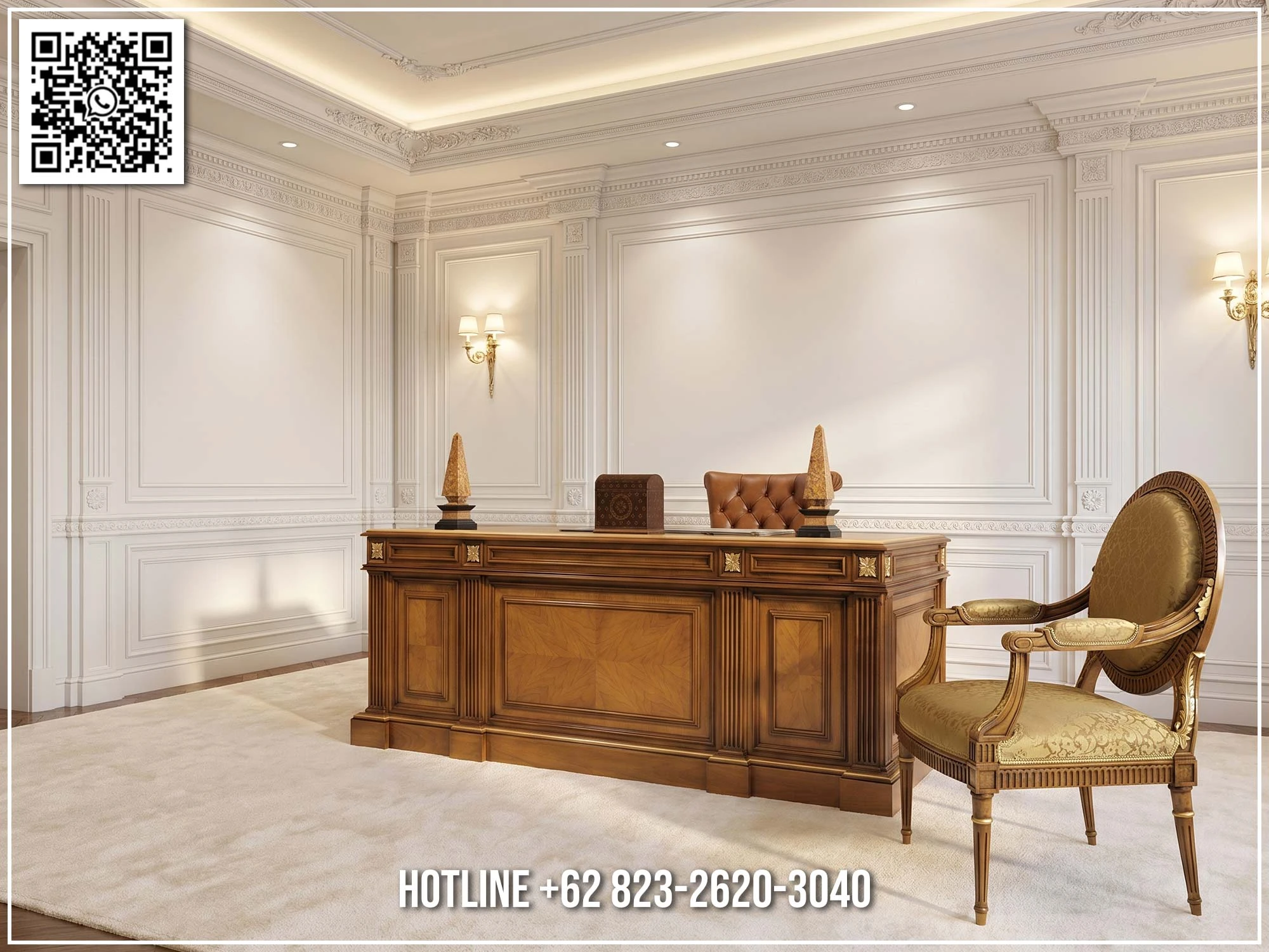 Meja Kantor Mewah Classic Premium Meja Kantor Mewah Classic Premium