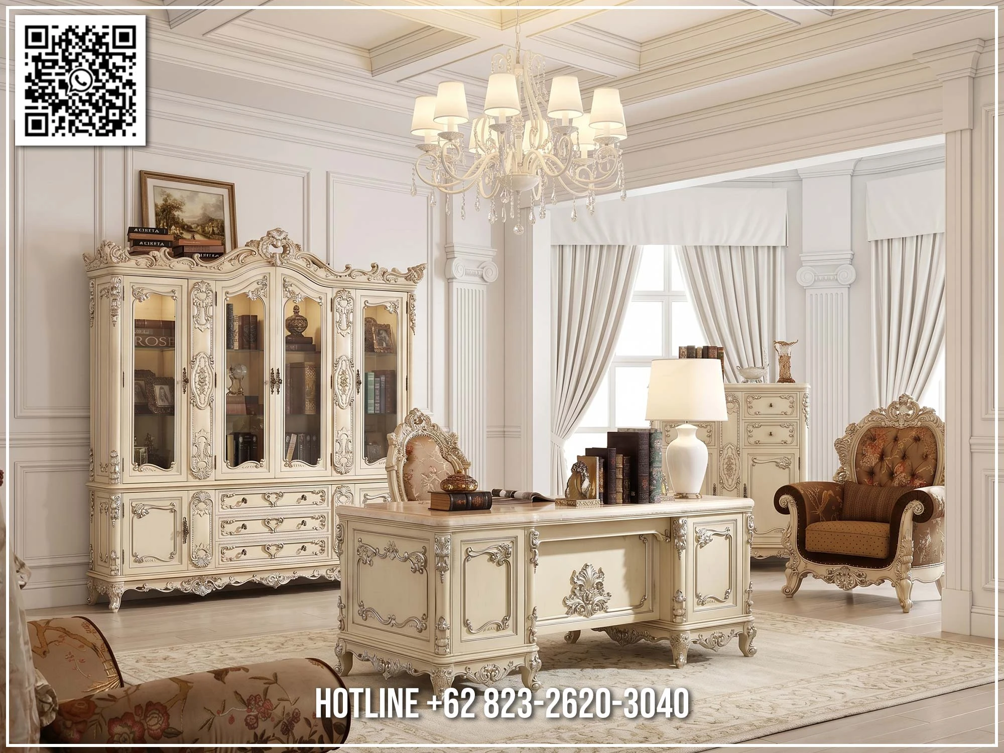 Model Meja Kantor Mewah Royal Classic Genevieve Model Meja Kantor Mewah Royal Classic Genevieve