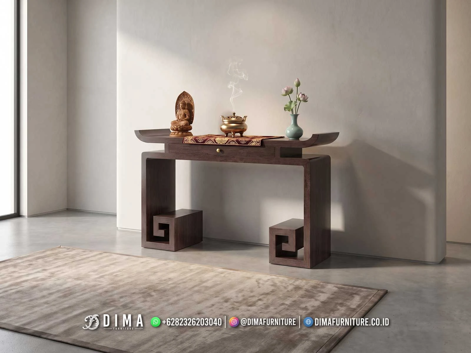 Meja Altar Jati Jepara Ju Bao 464DF Meja Altar Jati Jepara Ju Bao 464DF