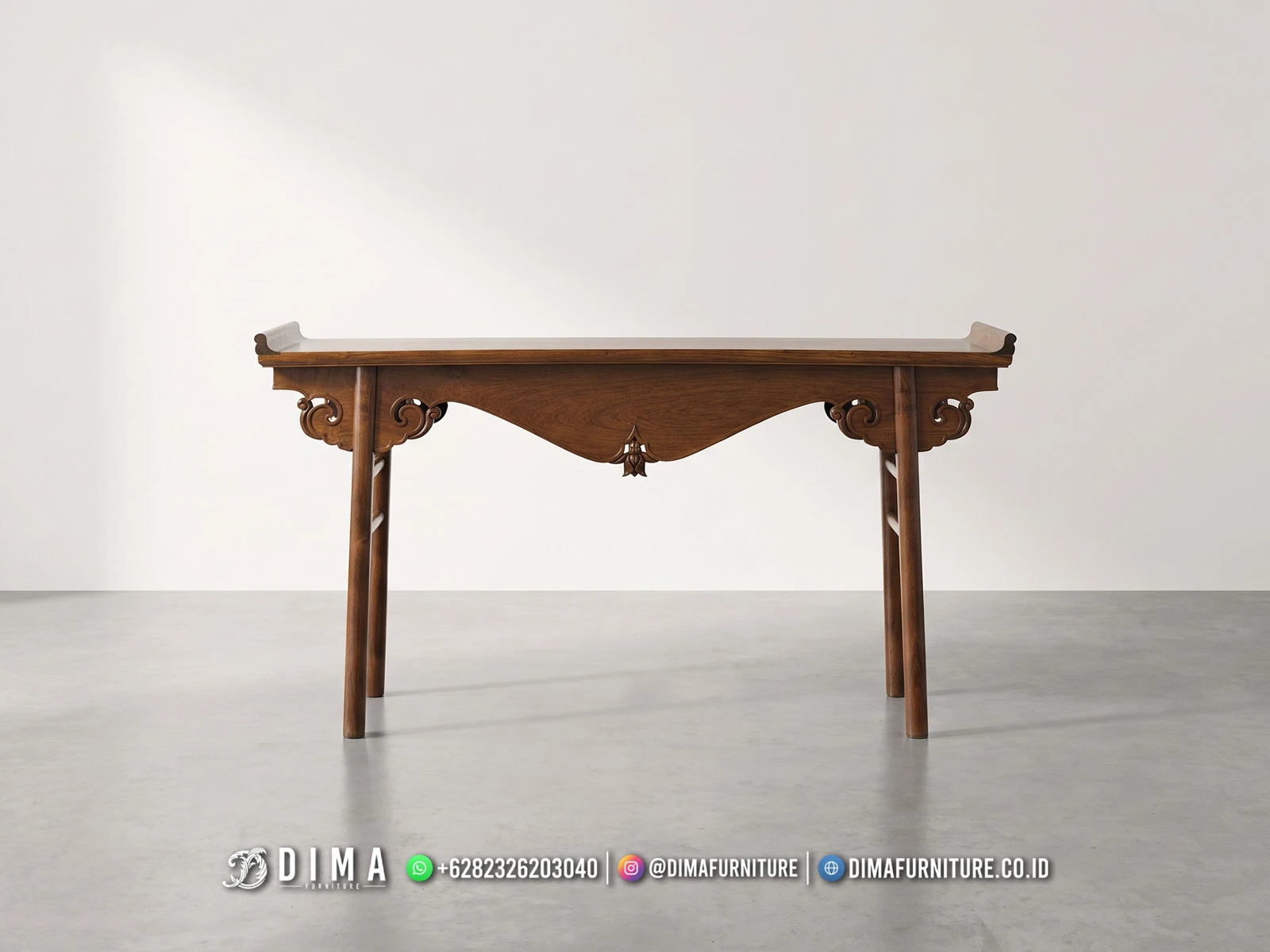 Meja Altar Jati Jepara Terbaru 463DF Meja Altar Jati Jepara Terbaru 463DF