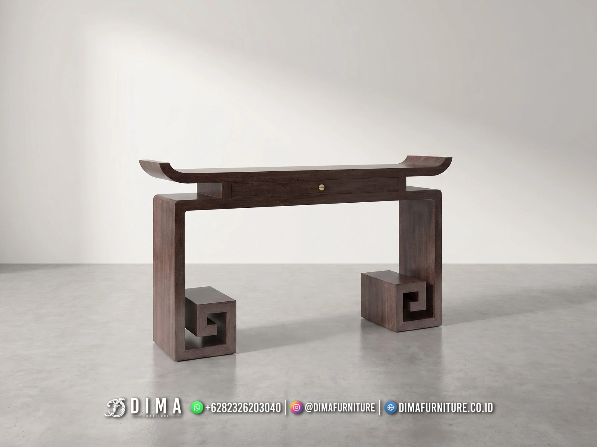 Meja Sembahyang Altar Jati Jepara 464DF Meja Sembahyang Altar Jati Jepara 464DF