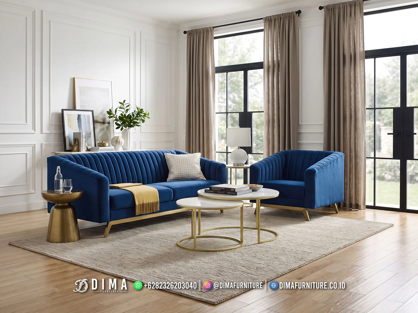 Set Sofa Tamu Minimalis Jepara 472DF Set Sofa Tamu Minimalis Jepara 472DF