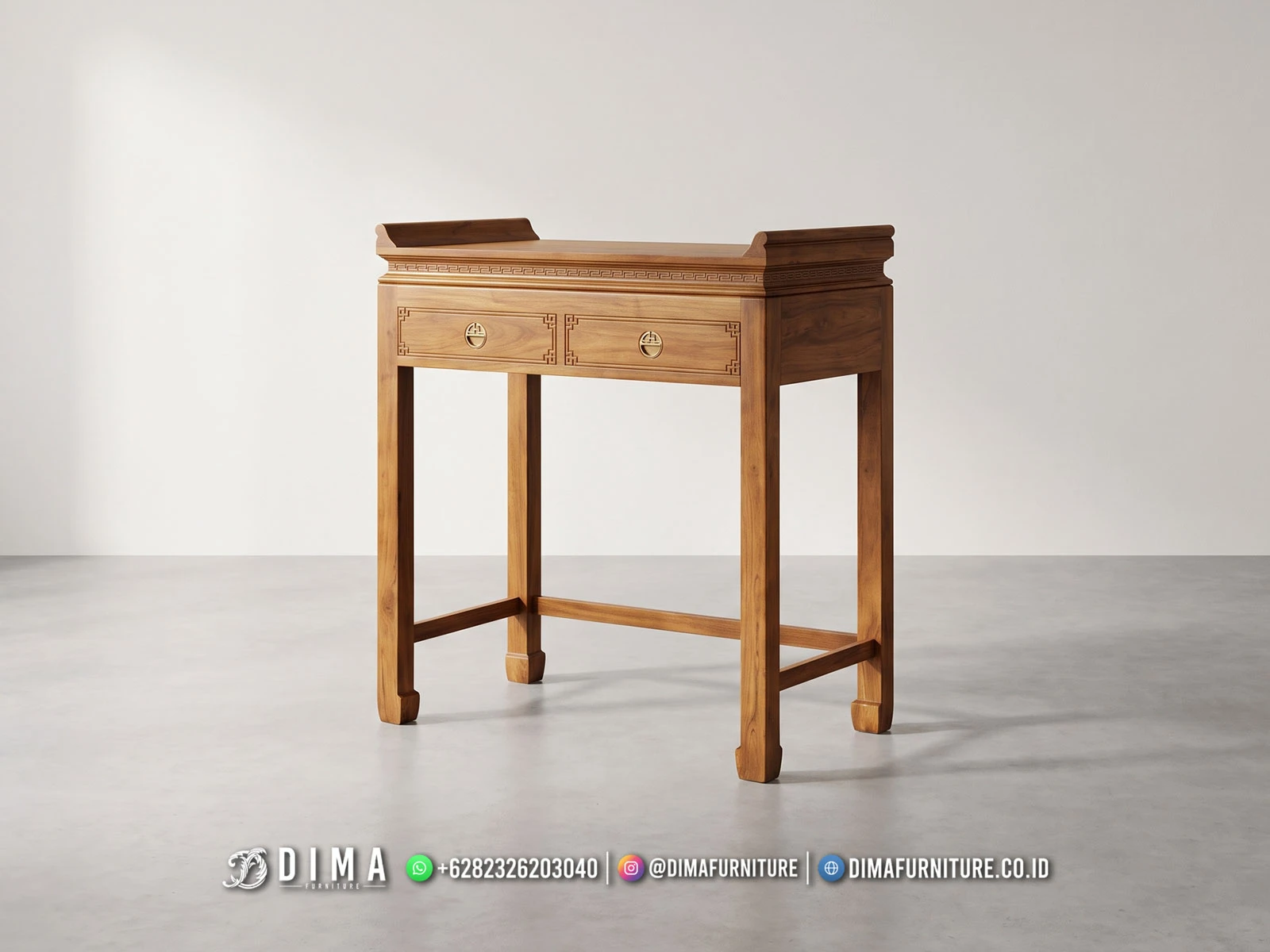 Terbaru Meja Altar Jati Jepara Minimalis 468DF Terbaru Meja Altar Jati Jepara Minimalis 468DF
