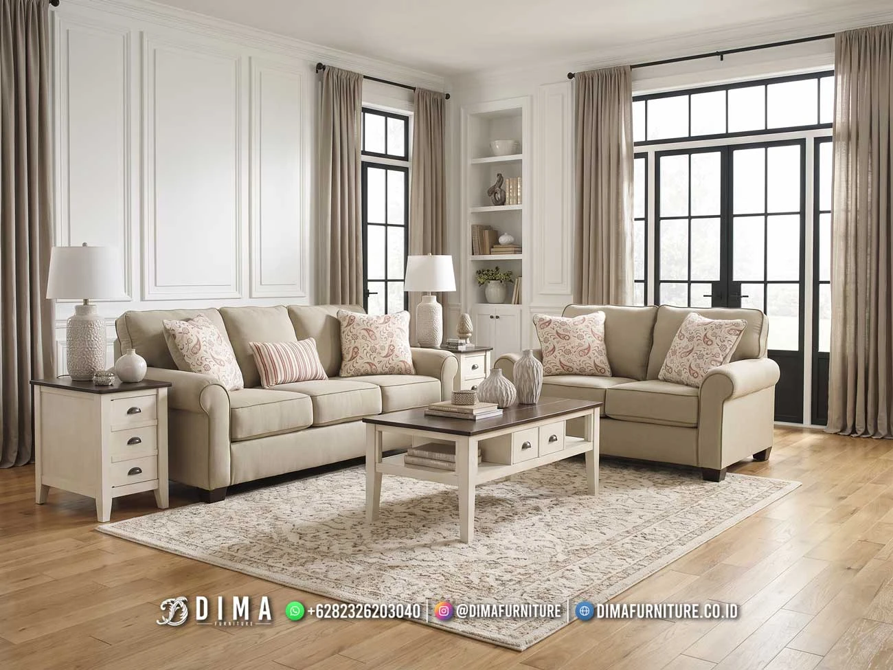 Set Sofa Ruang Tamu Eleanora Jepara Terbaru 483DF