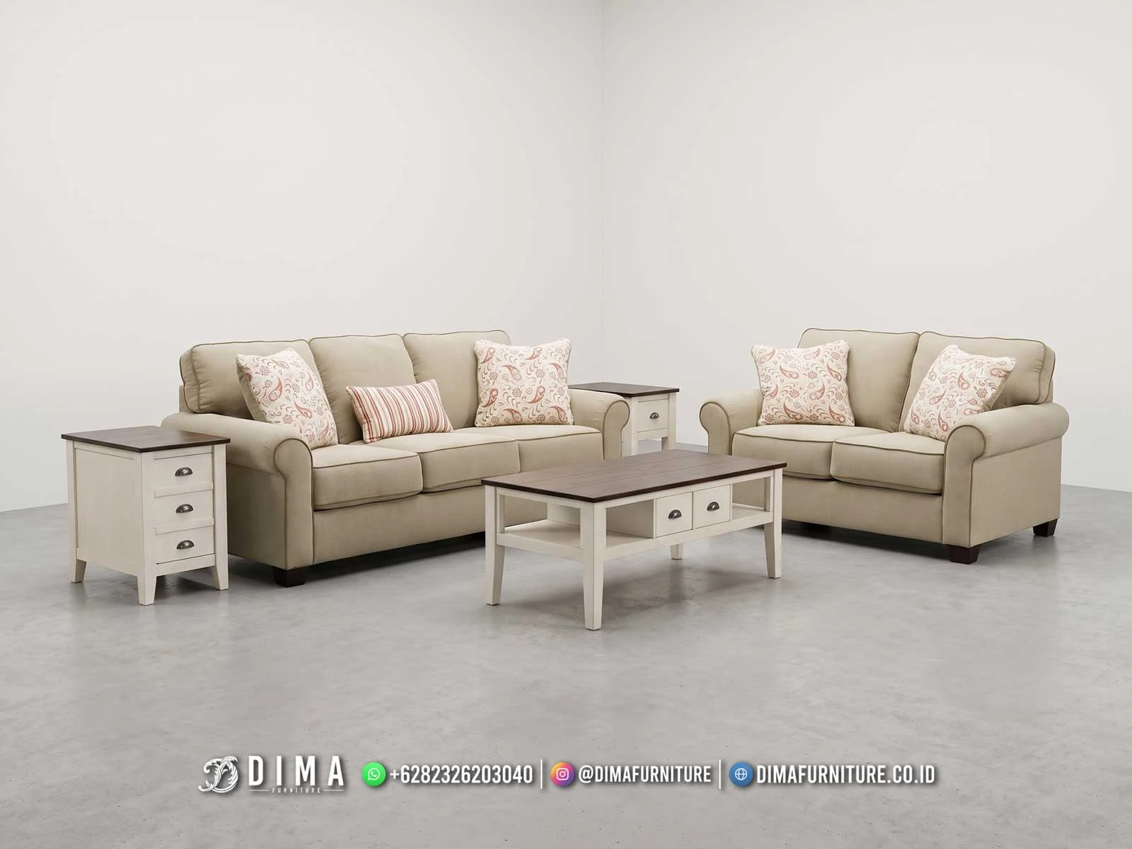 Sofa Ruang Tamu Jepara Eleanora 483DF